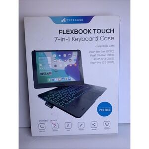 Typecase Flexbook Touch 7-in-1 Keyboard Case New Opened Box